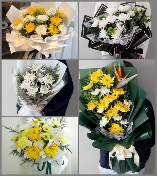 湖北咸宁市赤壁市官塘驿镇十八里畈村白事花束代送